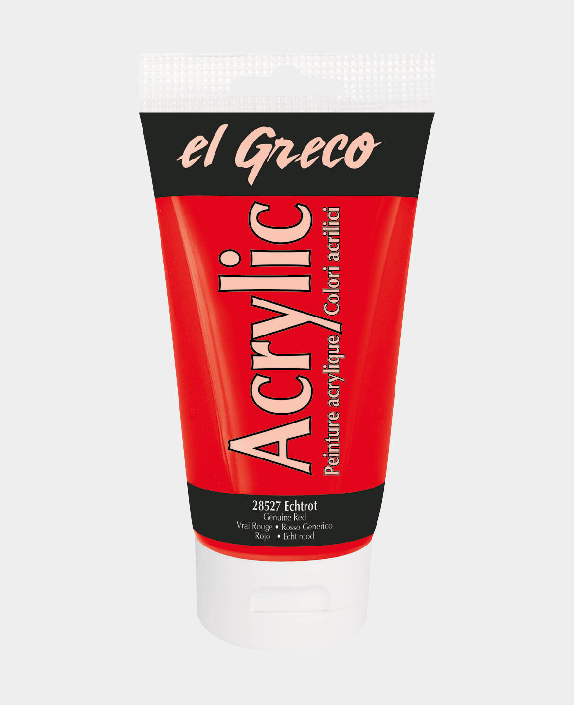 el Greco Acrylique 150ml,Rouge vif