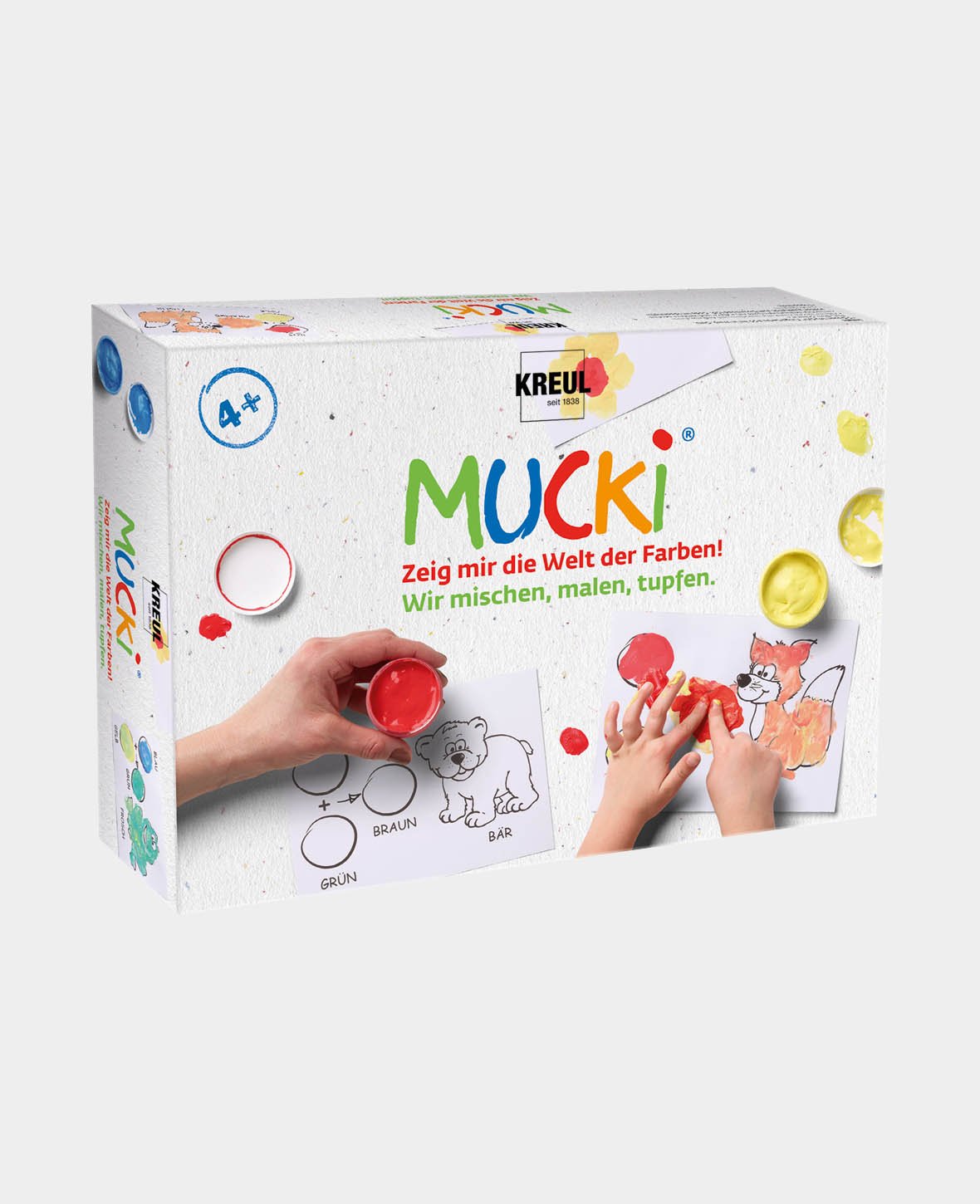 MUCKI Colour Play Box We mix, paint, dab.