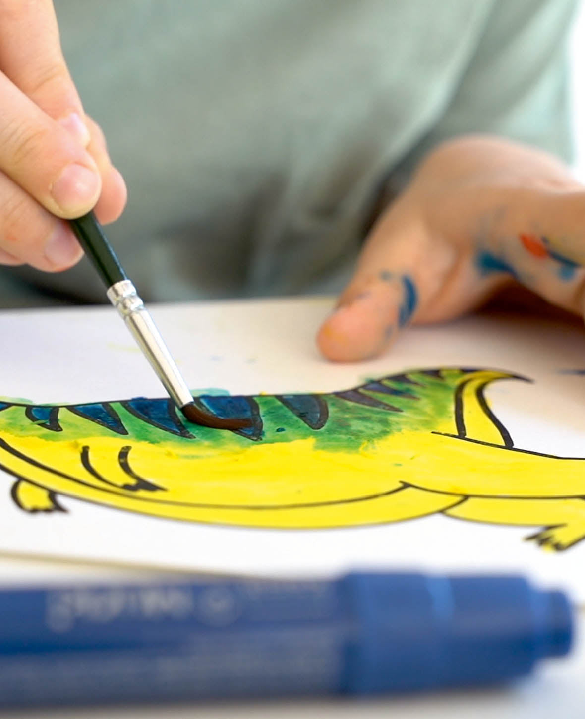 MUCKI FarbenSpielKiste, Komplett-Set mit Kinder-Aquarellmalstiften