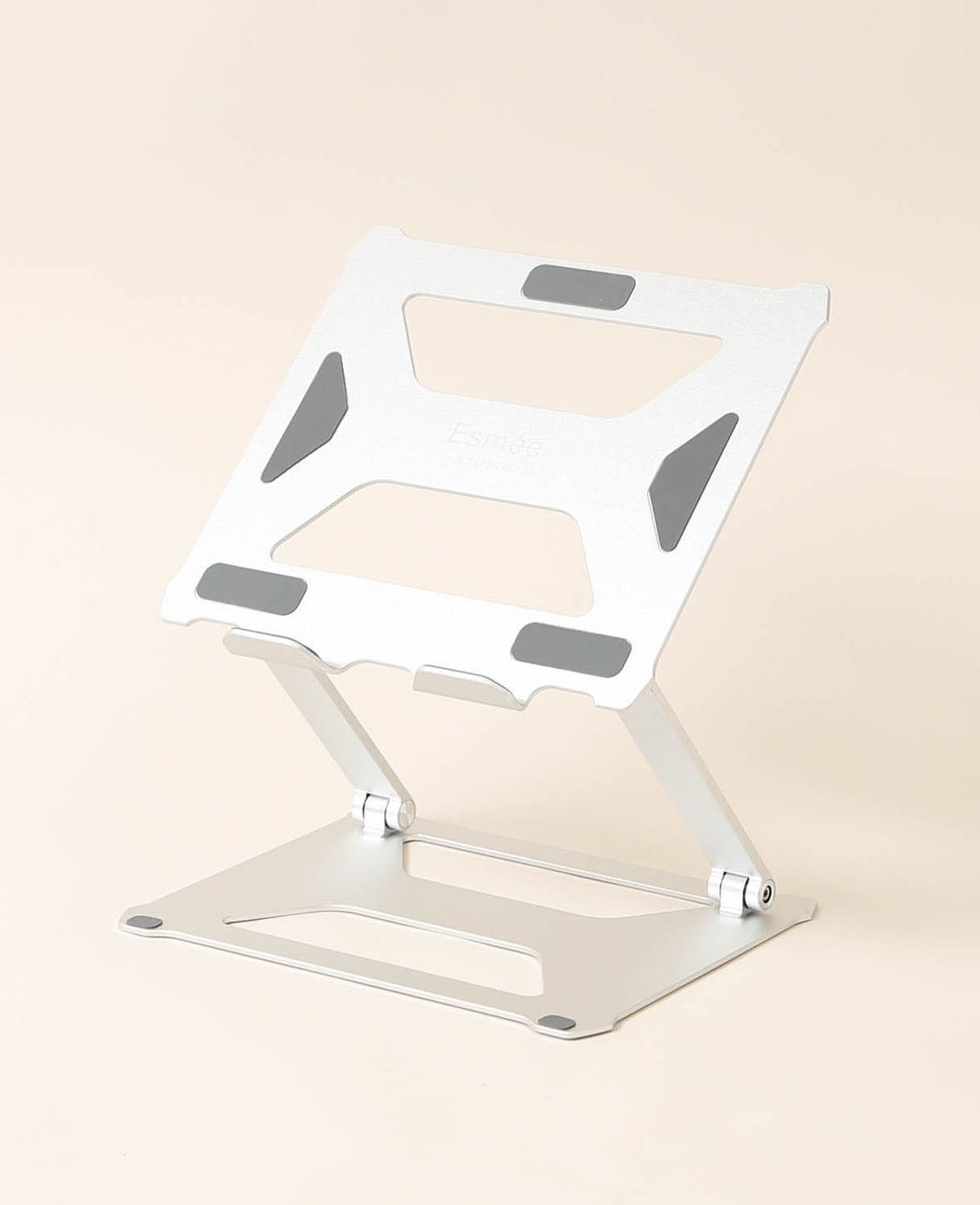 Verstellbarer Laptopstand, silberner Laptophalter für's Homeoffice
