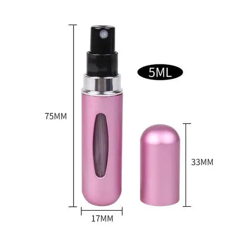 (Lot de 3) Mini vaporisateur de parfum rechargeable de voyage 5ml