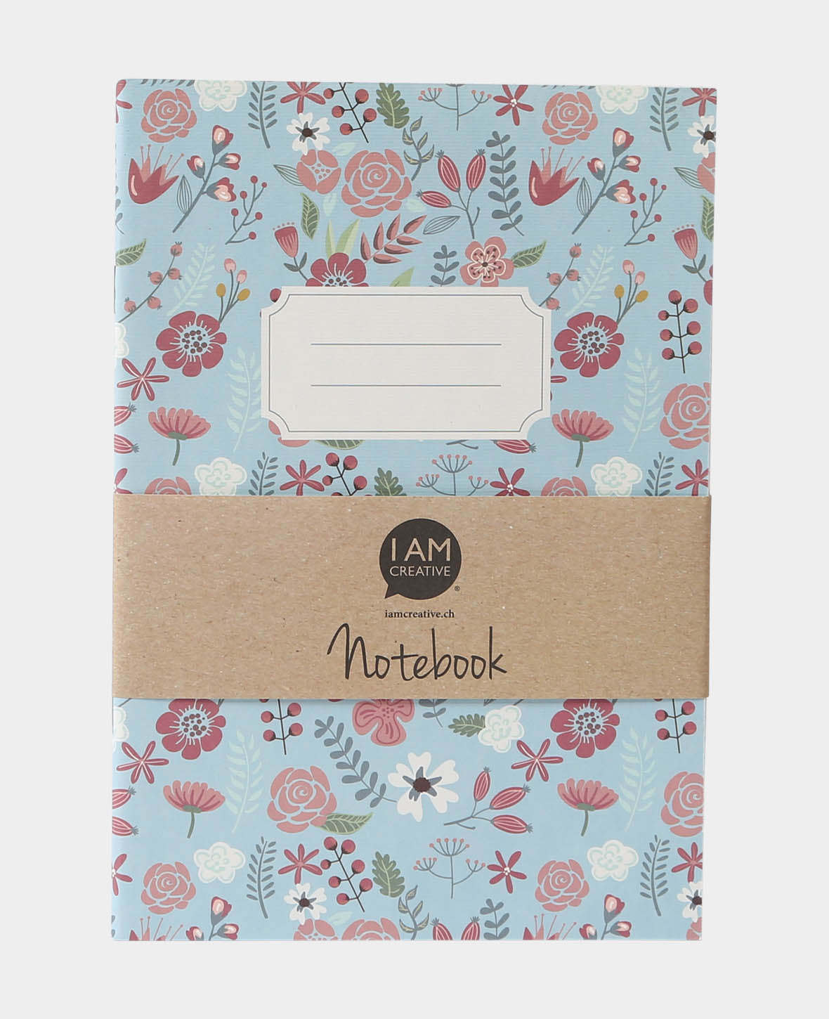 Notebook A5, Blumen, 60 Blatt