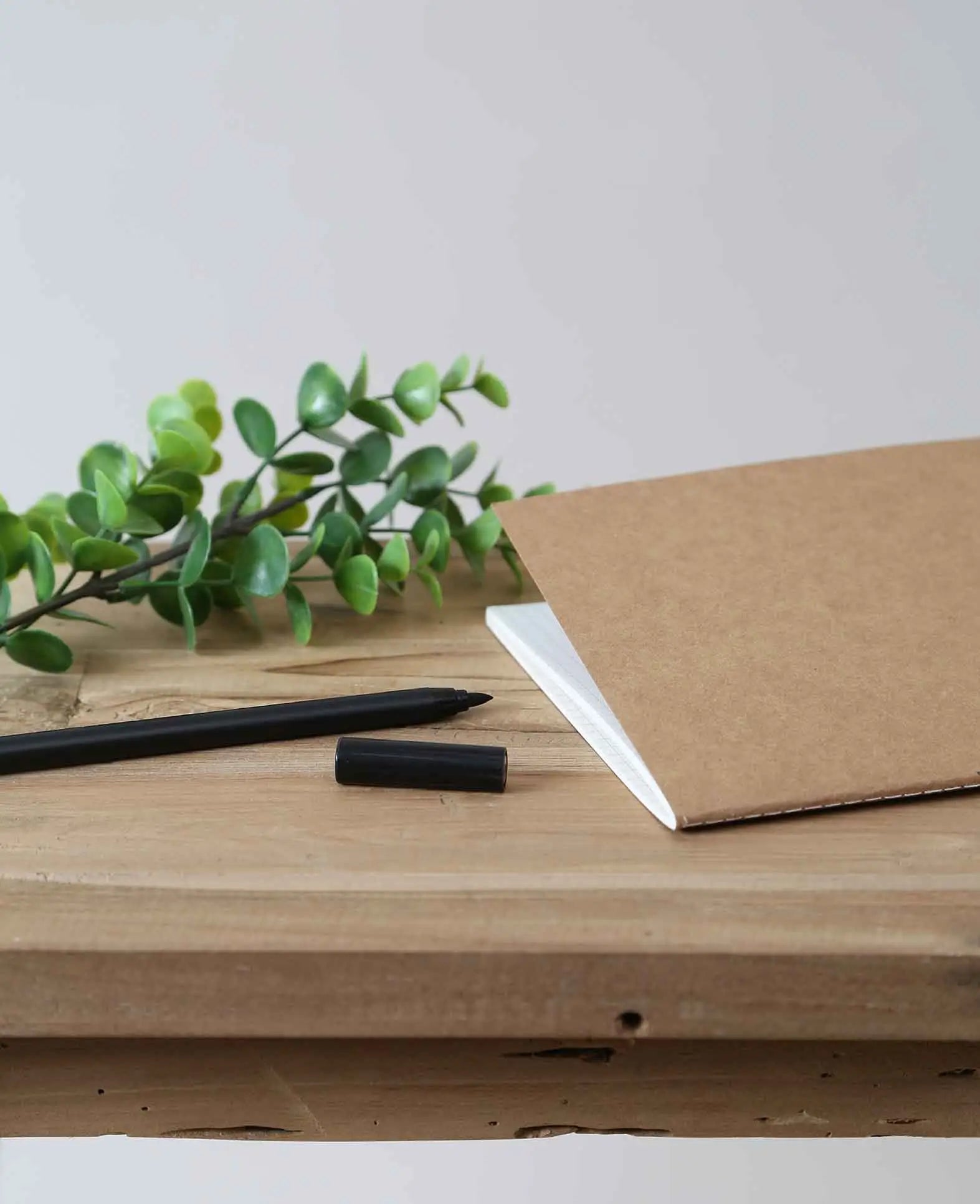 Carnet nature, A5, feuilles quadrillées, Marron, 60 feuilles