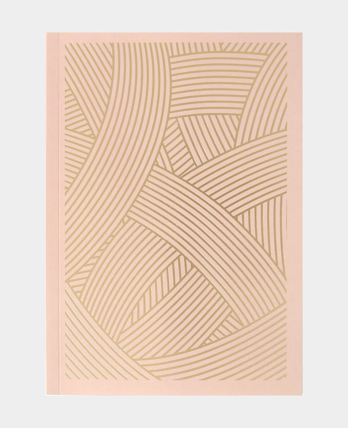 Notizbuch A5, Altrosa / Gold, 60 Blatt