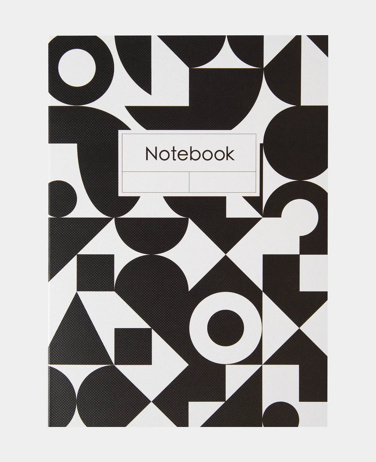 Notizbuch A5, Schwarz/Weiss, 80 Blatt