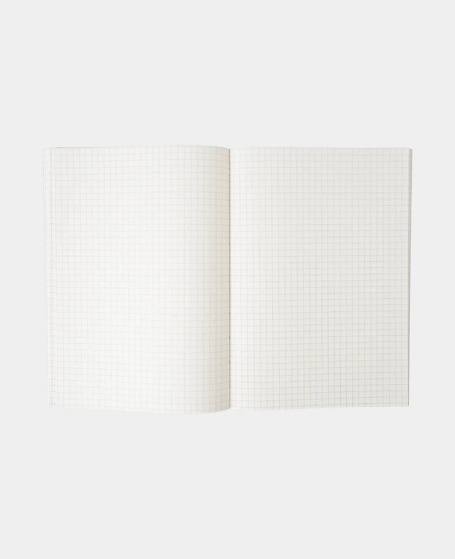 Carnet, A5, cahier à carreaux, gris/rouge, 80 g/m², 148 x 210 mm, 80 feuilles