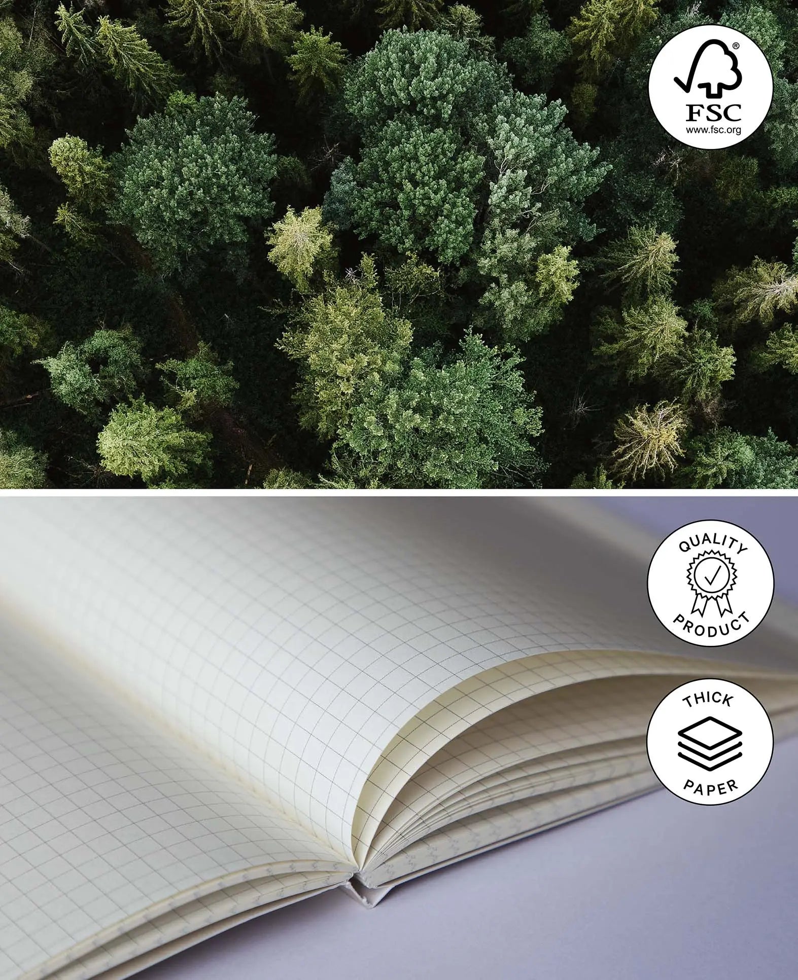 Notizbuch A5, Gelb, 80 Blatt