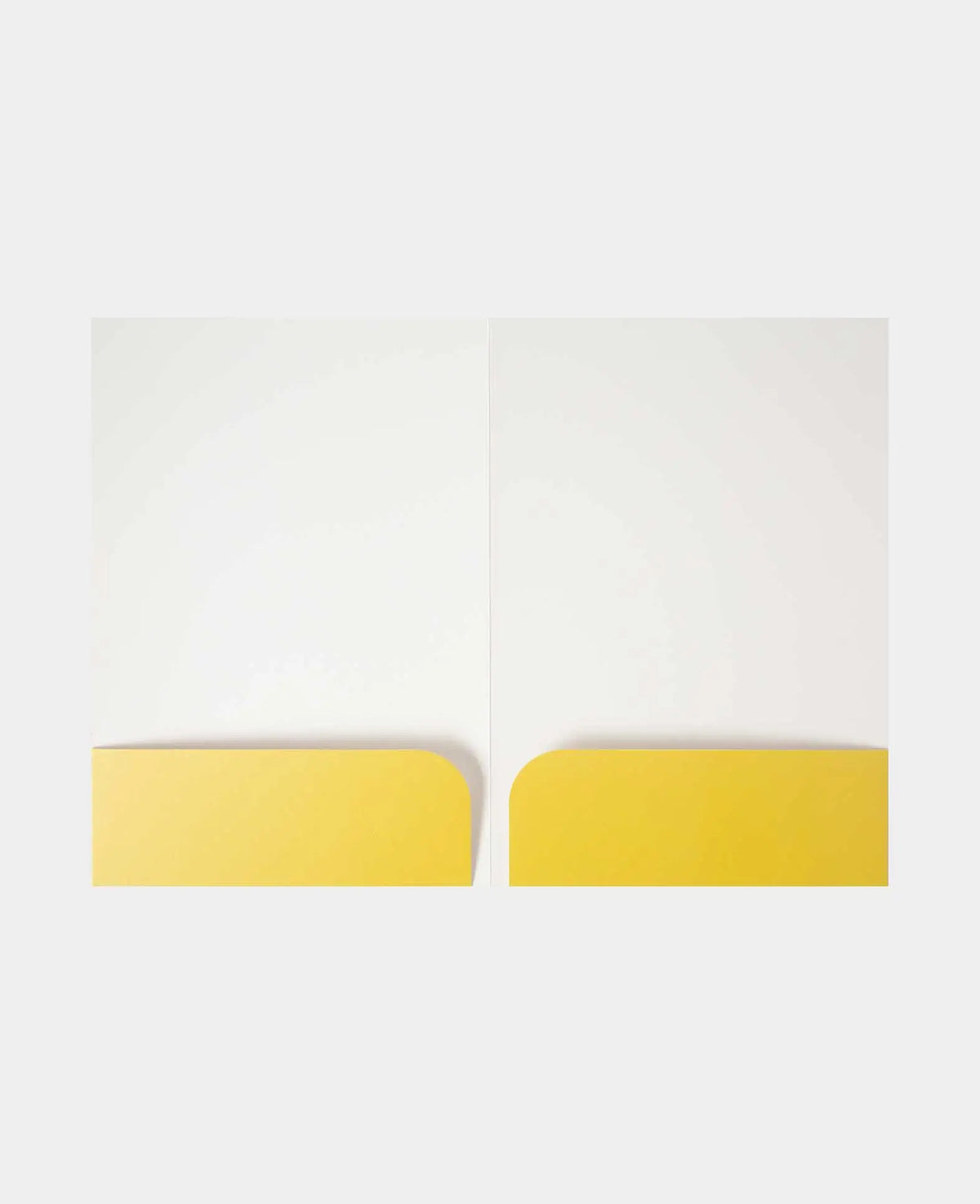 Porte-documents A4, jaune, 22 x 31 cm, lot de 2