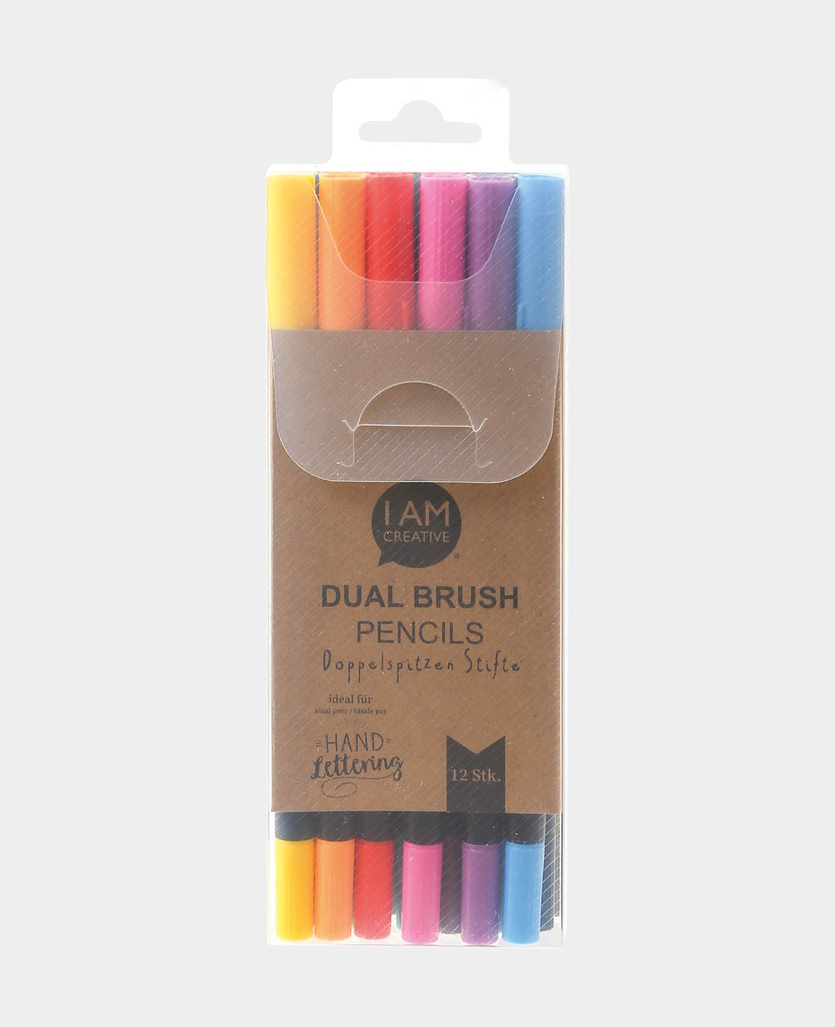 Stylos-pinceaux doubles, aquarellables, 12 p.