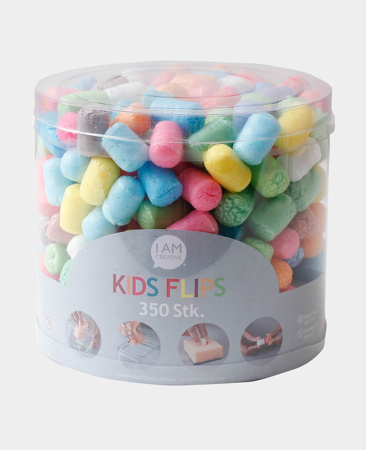 Starch-based packing peanuts in box, 350 pcs.