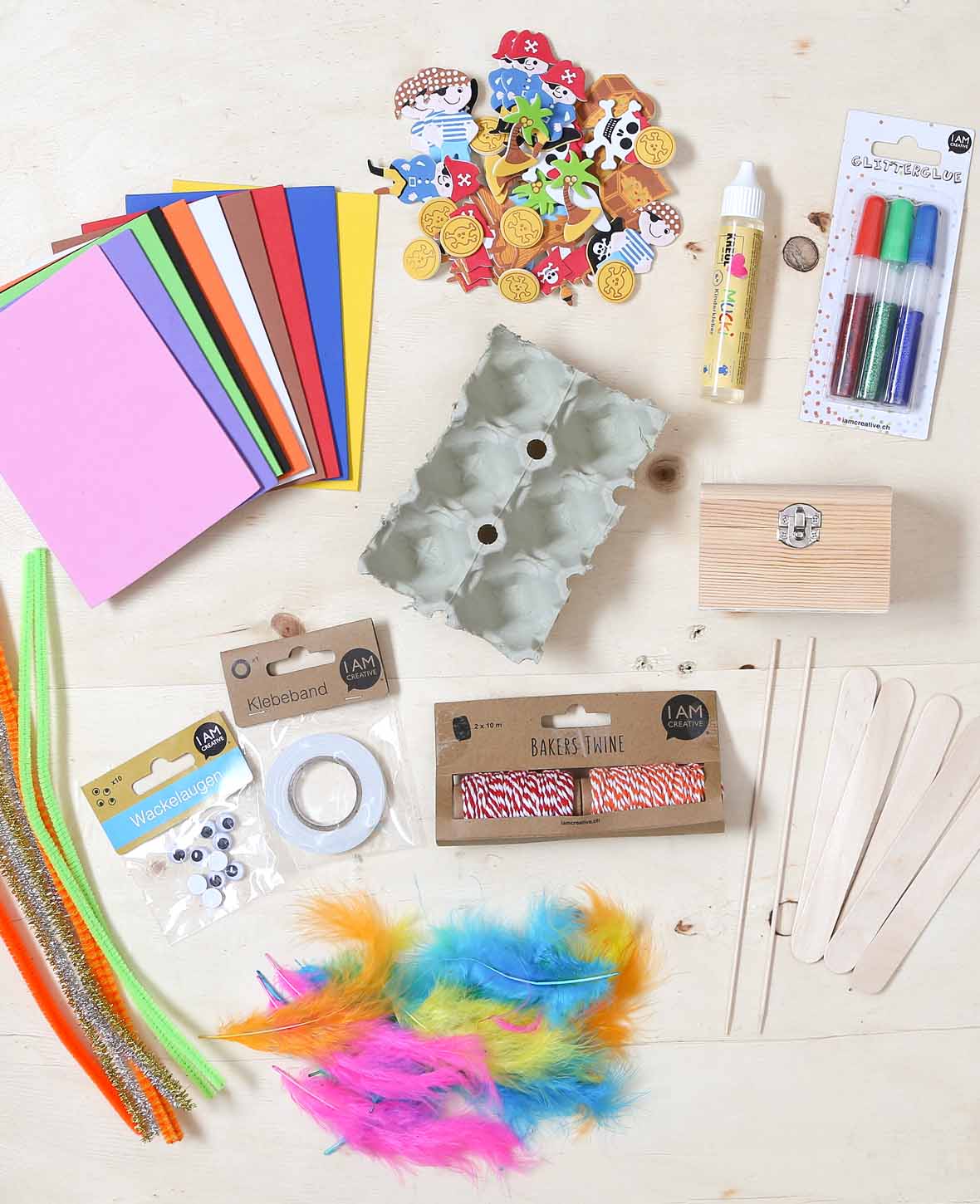 I AM CREATIVE Kit "Aventure de pirates", 98 pièces