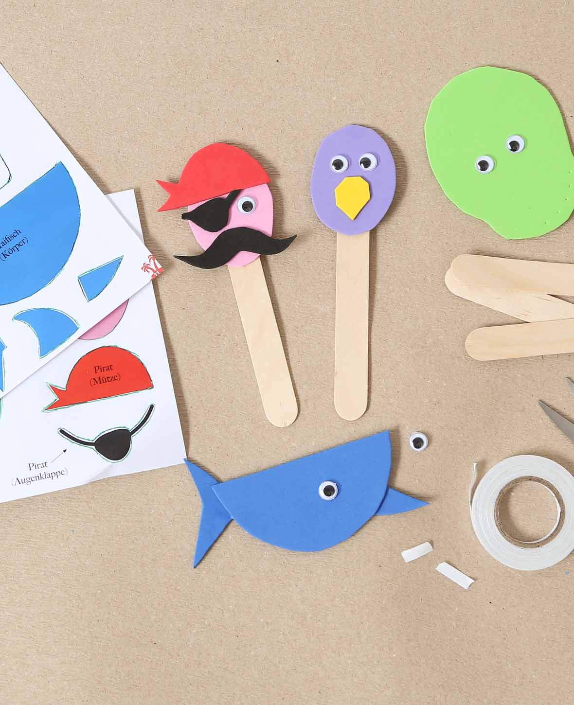 I AM CREATIVE Kit "Aventure de pirates", 98 pièces