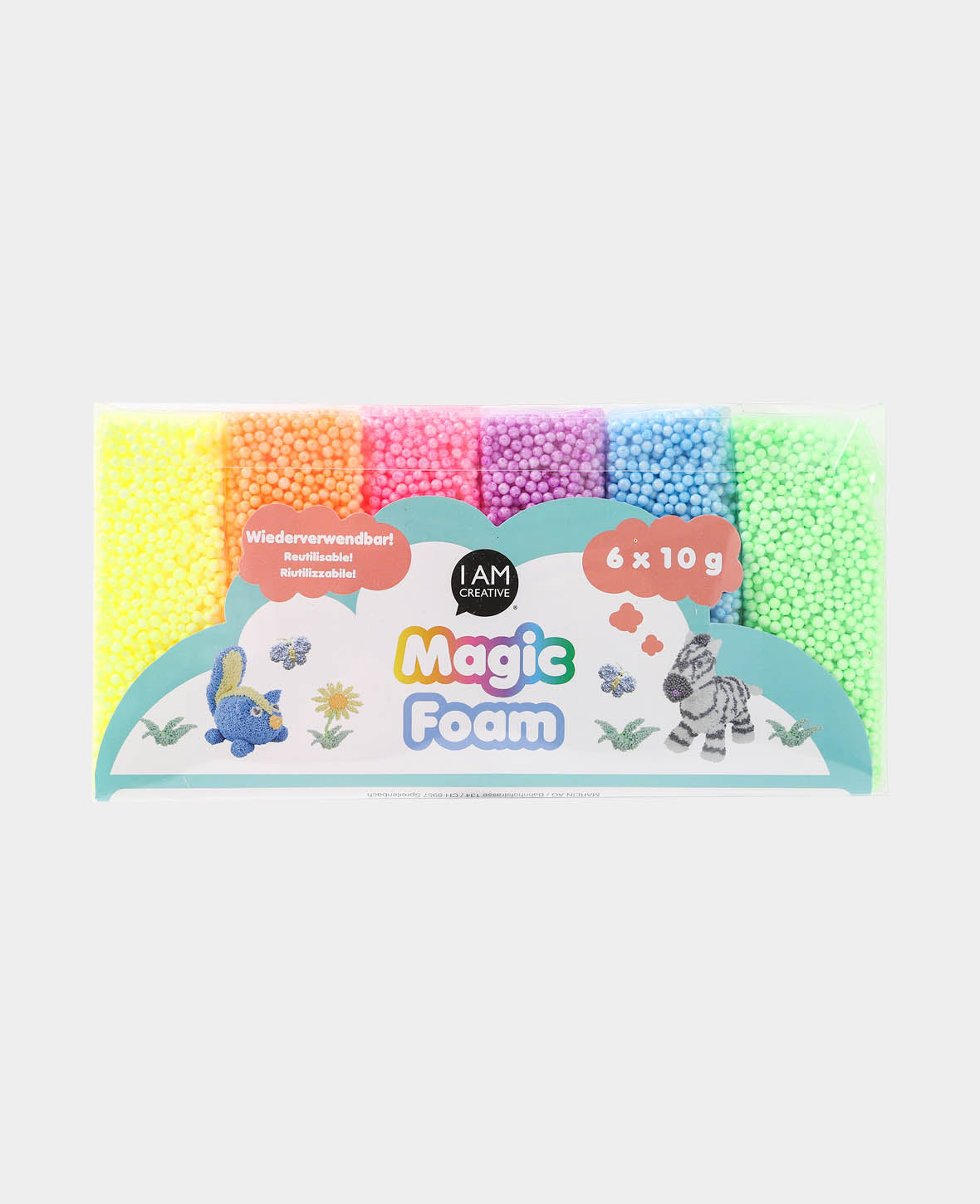 Magic Foam 6 x 10 g, bunt