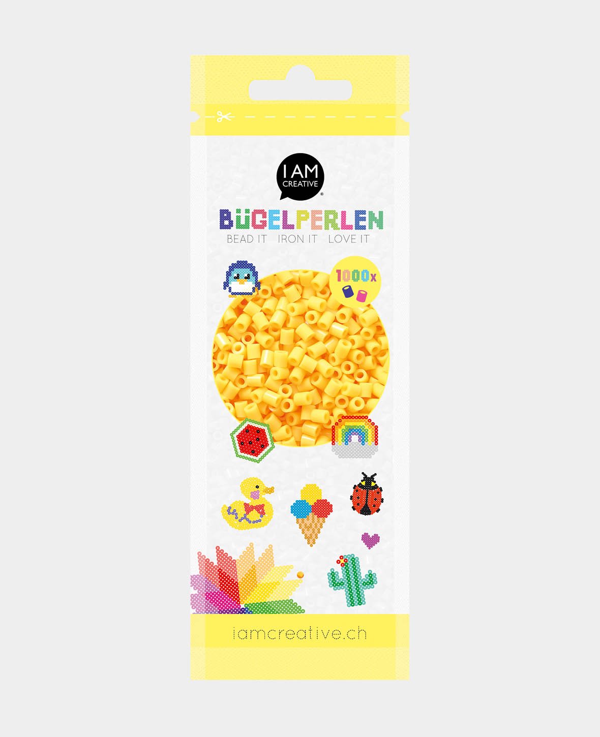 Ironing beads in a bag, ø 5 mm, 1,000 pieces