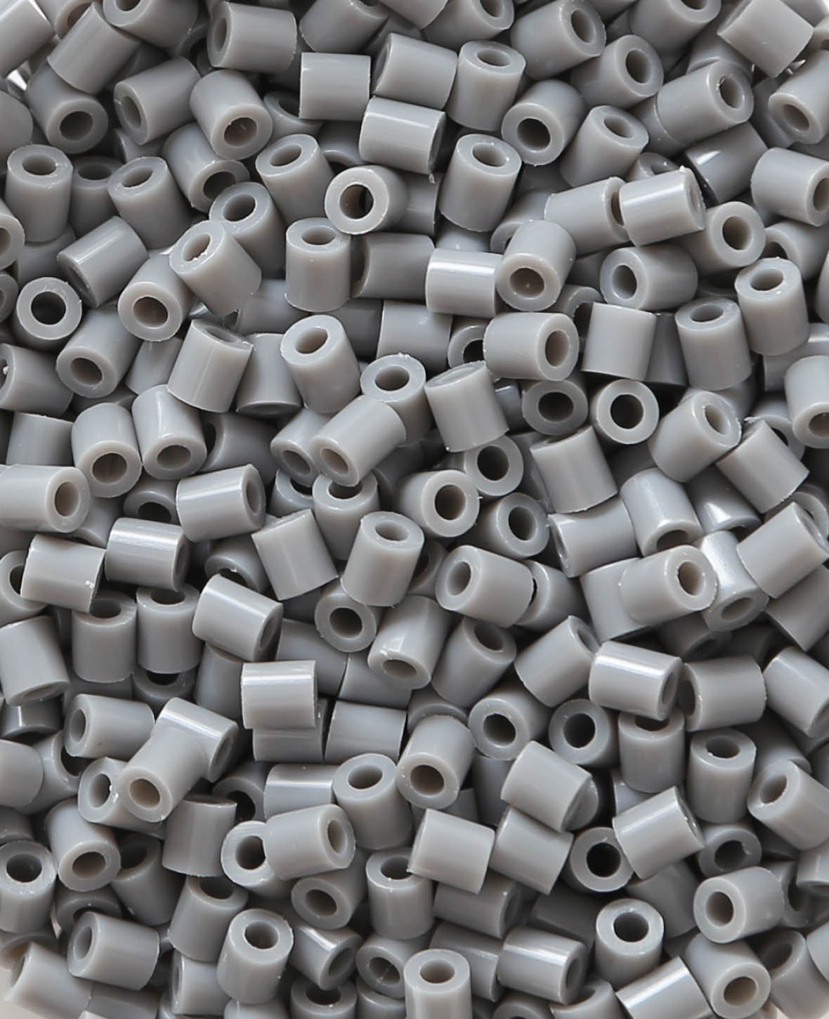 Melty beads in a bag, grey, ø 5 mm, 1,000 pieces