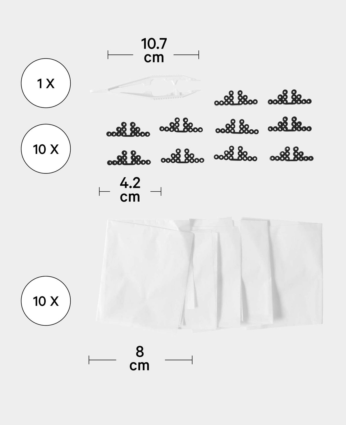 Kit d'accessoires pour perles à repasser, trousse à outils avec pince à perles, présentoir de motifs et papier à repasser, 16 pièces
