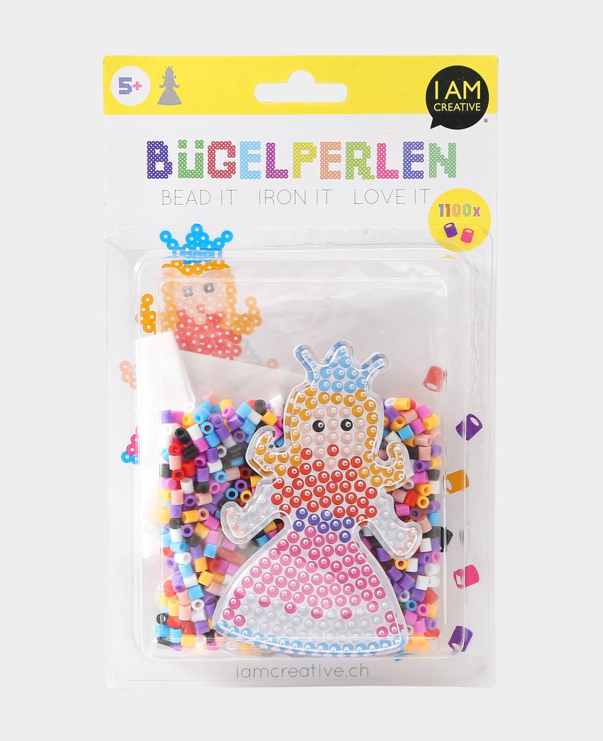 Princess Iron-on Beads Set, ø 5 mm, 1,105 pieces