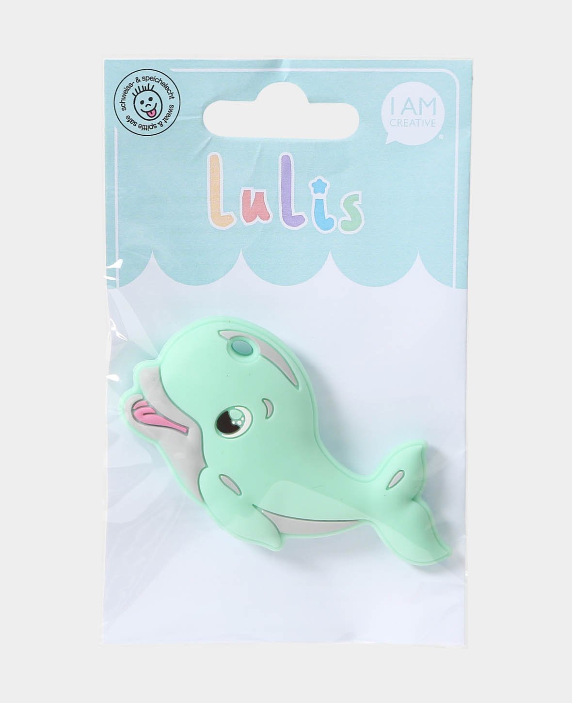 Baleine pour attaches-sucettes, menthe, 8 x 1.7 x 4 cm, 1 pc.