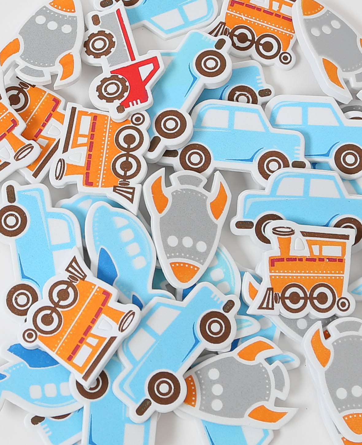 Foam rubber transport, approx. 3.5-7 cm, 112 pieces