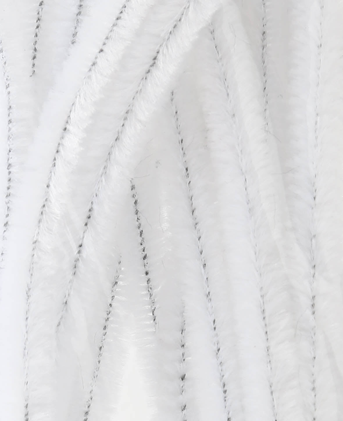 Fil chenille / cure-pipe, ø 9 mm x 50 cm, 12 pièces, blanc