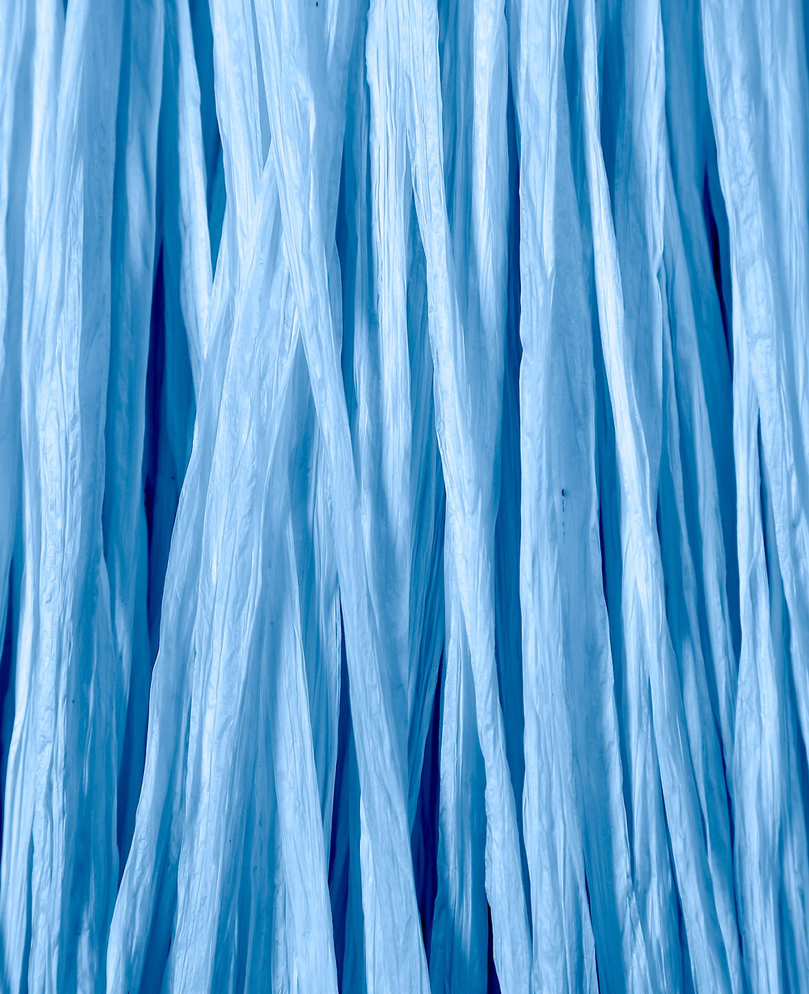 Noble bast matt, medium blue, 20 m