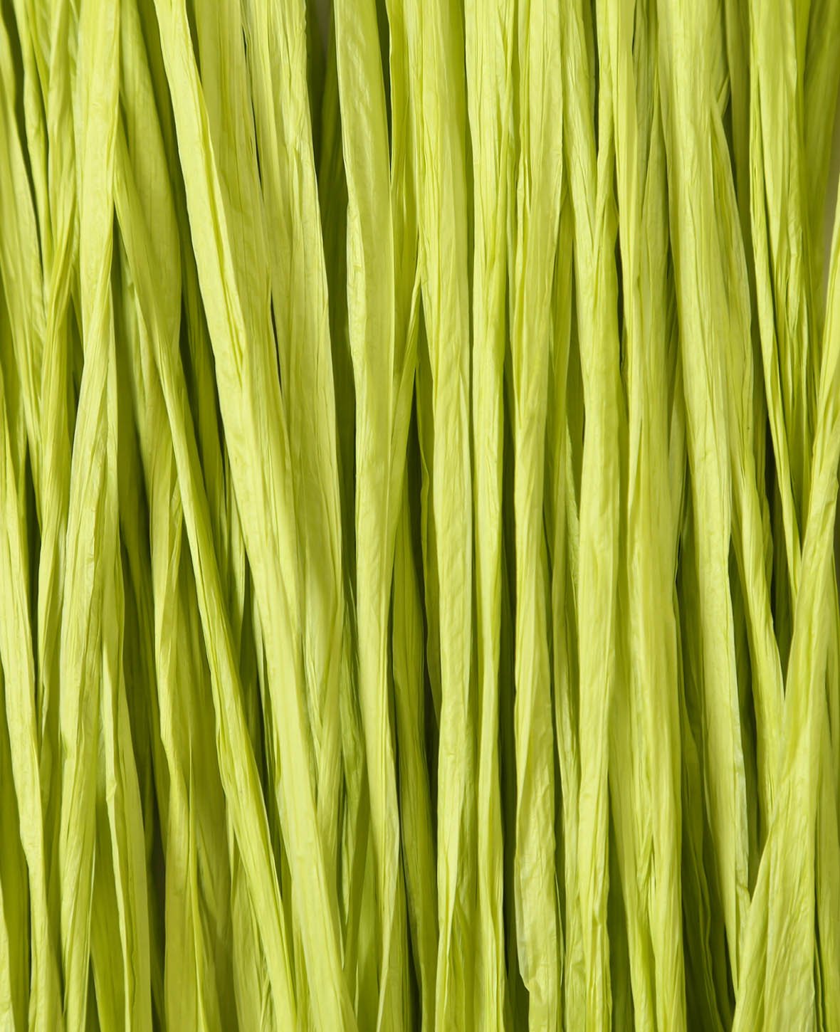 Raffia, matte, light green, 20 m
