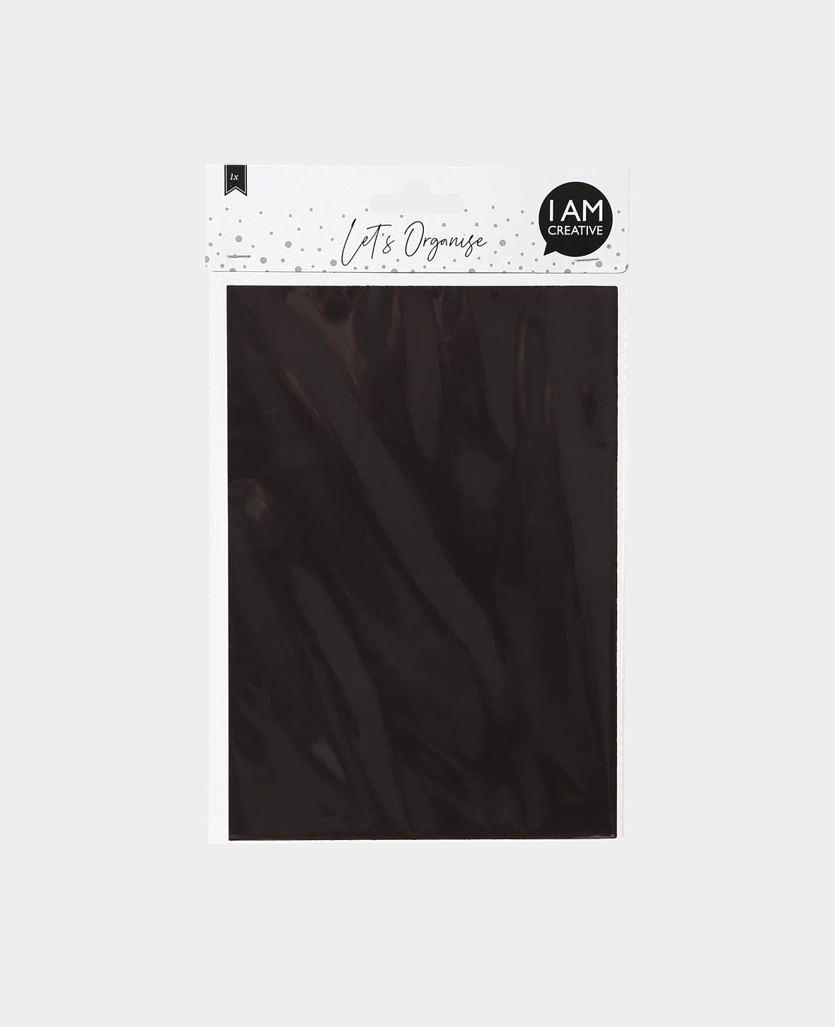 Magnetfolie A5, Folie magnetisch und selbstklebend, Schwarz, 148 x 1 x 210 mm