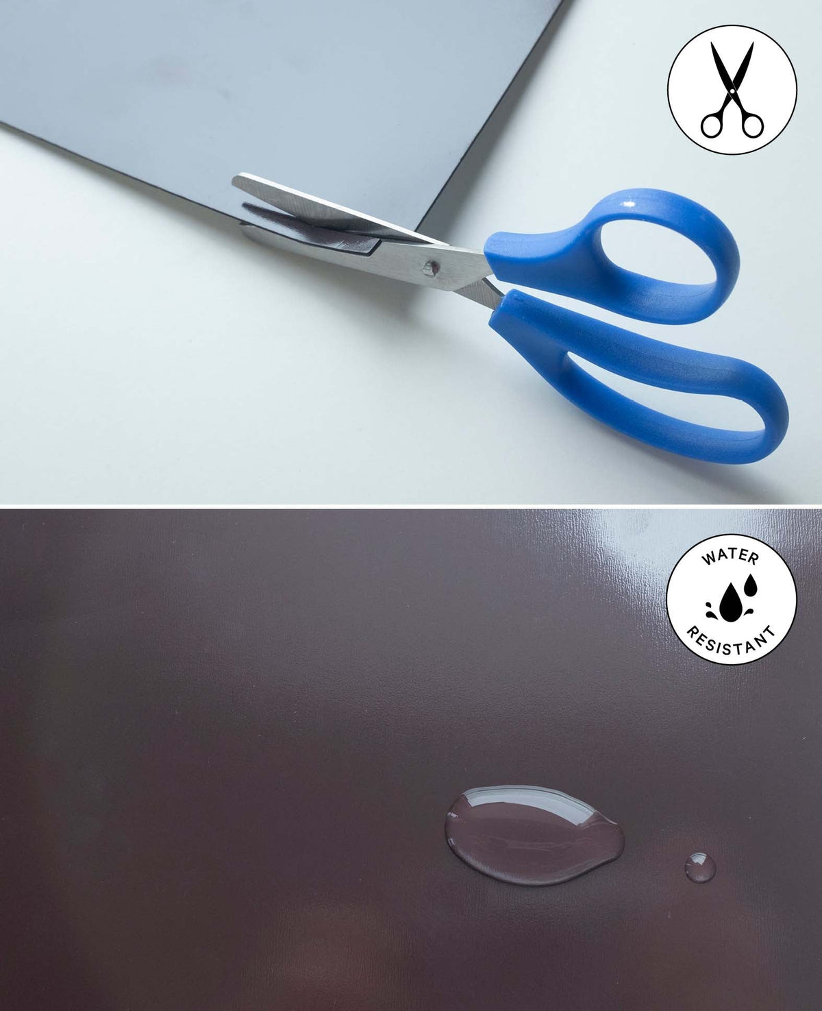 Magnetfolie A4, Folie magnetisch und selbstklebend zur Herstellung von individuell zugeschnittenen Magneten, Schwarz, 210 x 1 x 297 mm