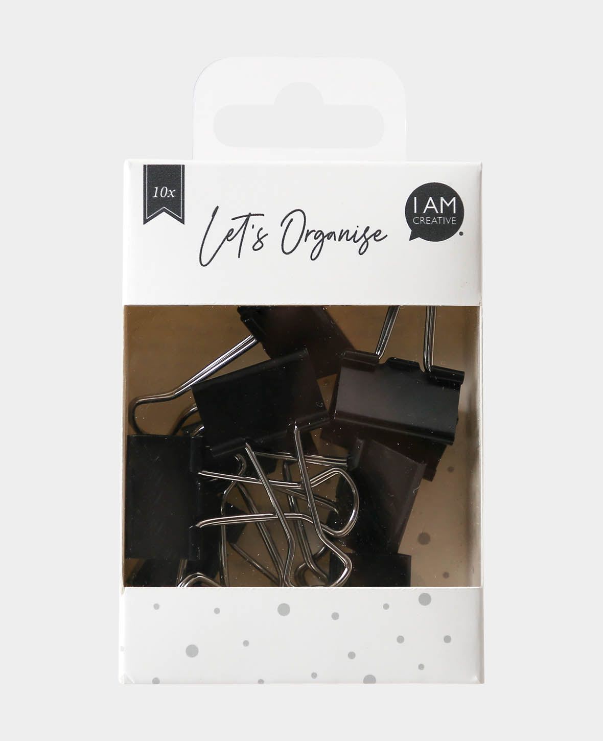 Attache-trombones, largeur de serrage jusqu'à 10 mm, largeur 25 mm, 10 pces.