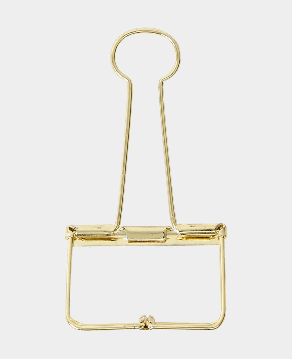 Pince-notes dorée, pince à rabat avec bras pliables, capacité de serrage jusqu'à 15 mm, largeur 51 mm