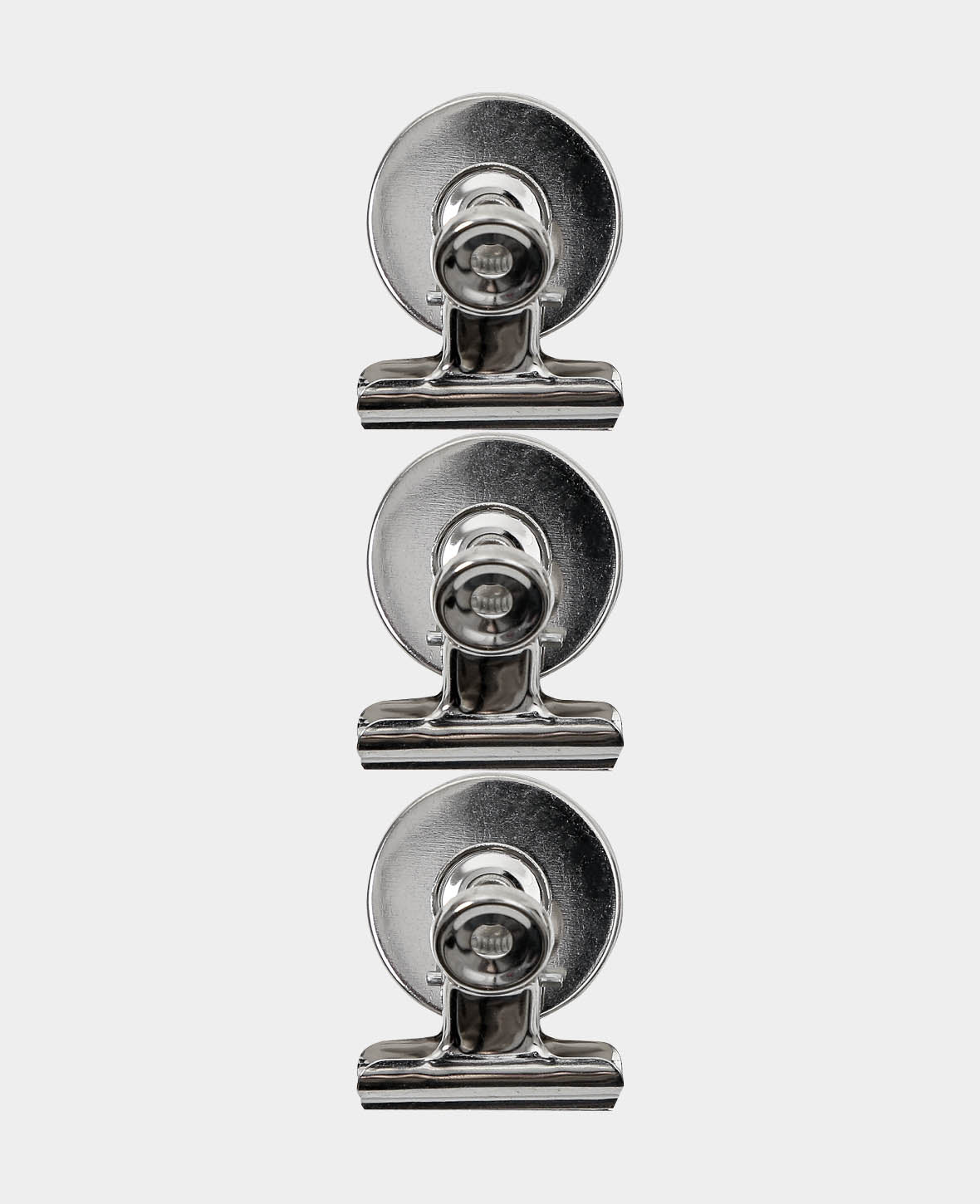 Strong Magnet Clips, Magnet Clips with Good Clamping Force, Silver, 3 x 2.4 x 3.8 cm, 3 Pieces