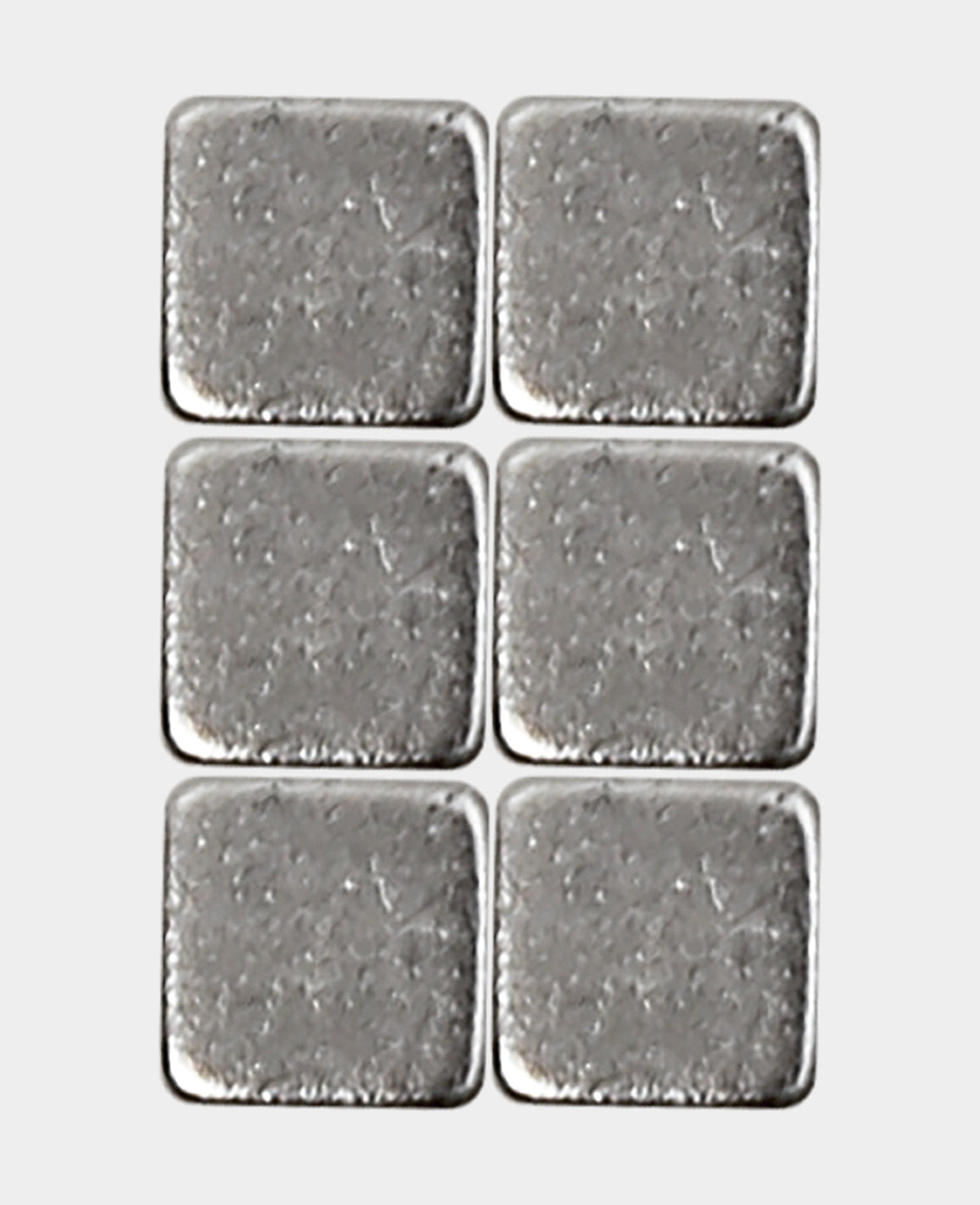 Strong Square Magnets, Cube Magnets with Good Adhesion, Silver, 0.4 x 0.4 x 0.4 cm, 6 Pieces