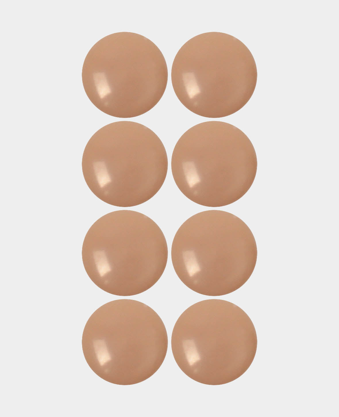 Round decorative magnets, button magnets, pink, ø 1 x 0.7 cm, 8 pieces