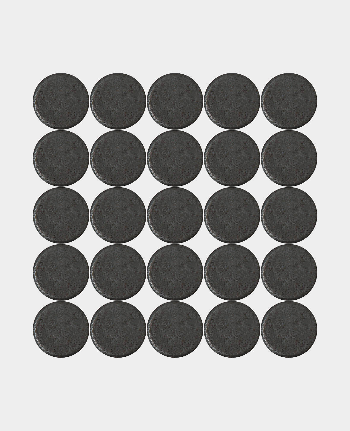 Round Magnets, Pushpin Magnets for Various Crafts, Black, ø 1.7 x 0.5 cm, 25 pieces