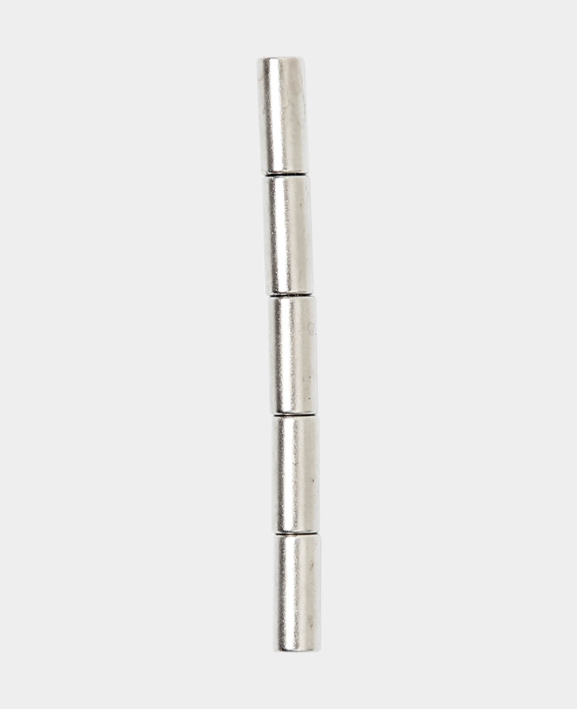 Magnete Stab stark, Zylindermagnete für diverse Bastelarbeiten, Silber, ø 0.4 x 1 cm, 6 Stück