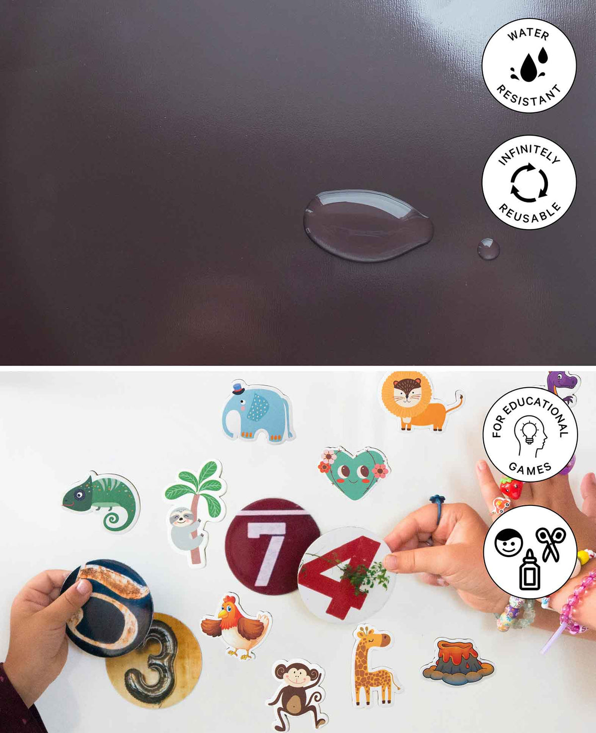 Aimants cœur, pour le bricolage, le jeu et la décoration, 12 pièces.