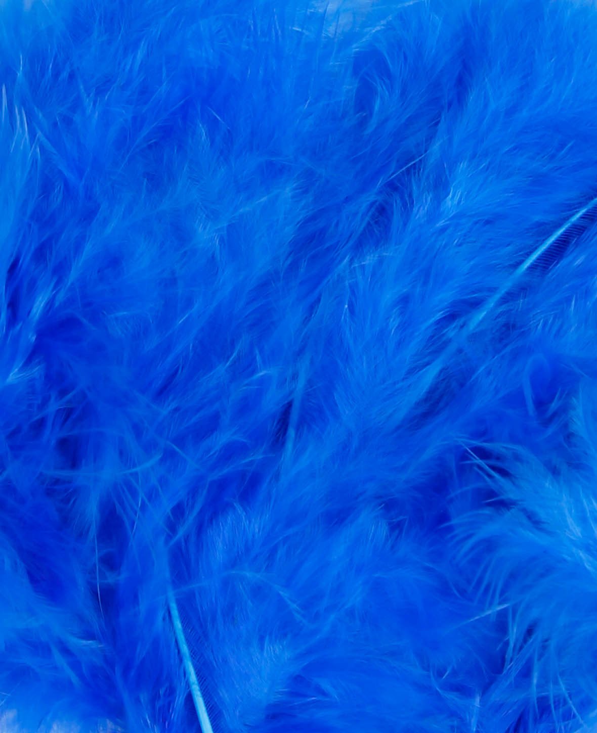 Decorative Feathers, Blue, 8 cm, 15 pcs.