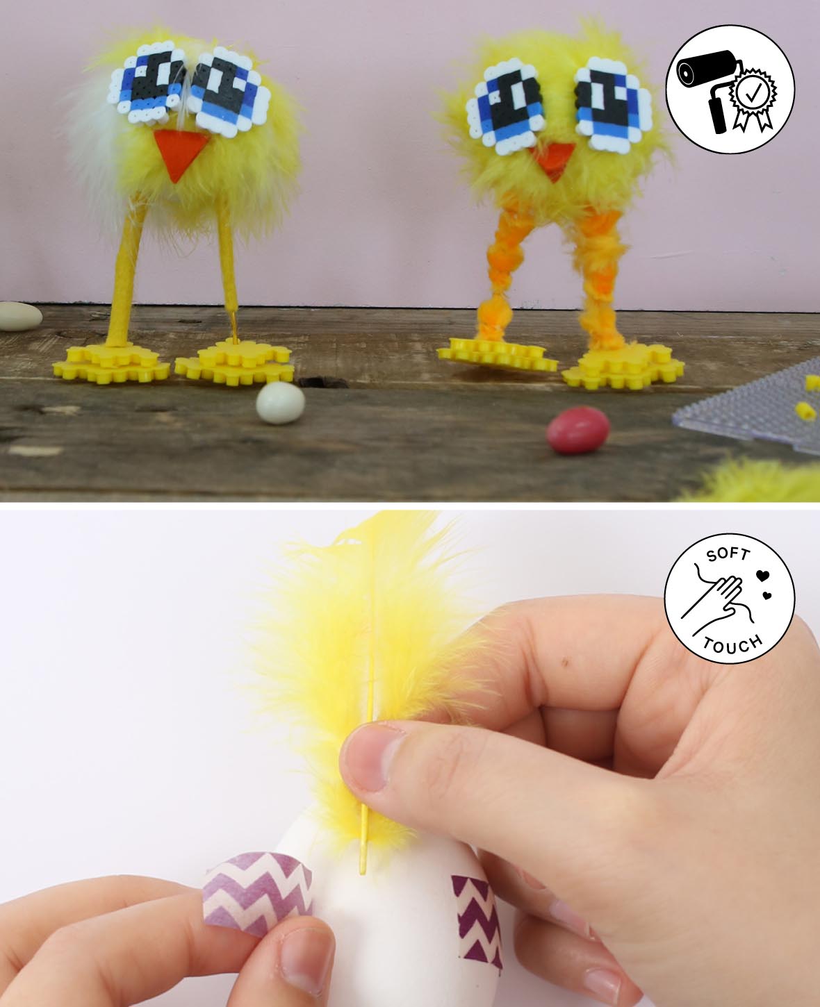Decorative Feathers, Green Mix, 5 - 8 cm