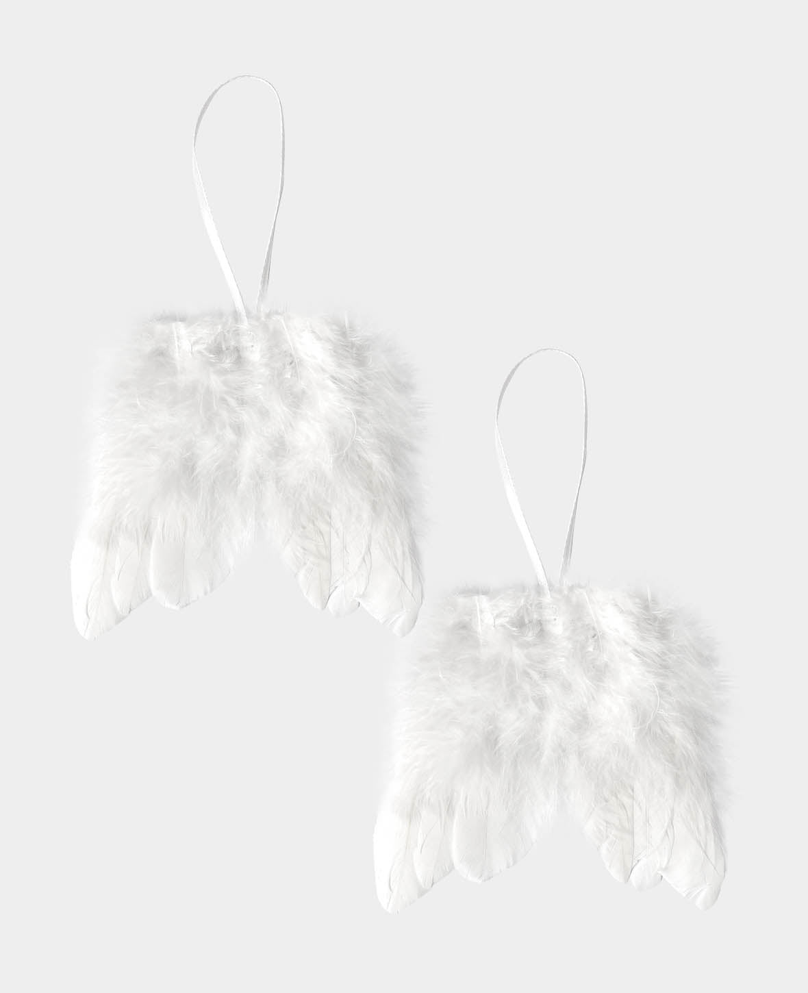 Angel wings white, 13 x 13 cm, 2 pcs.