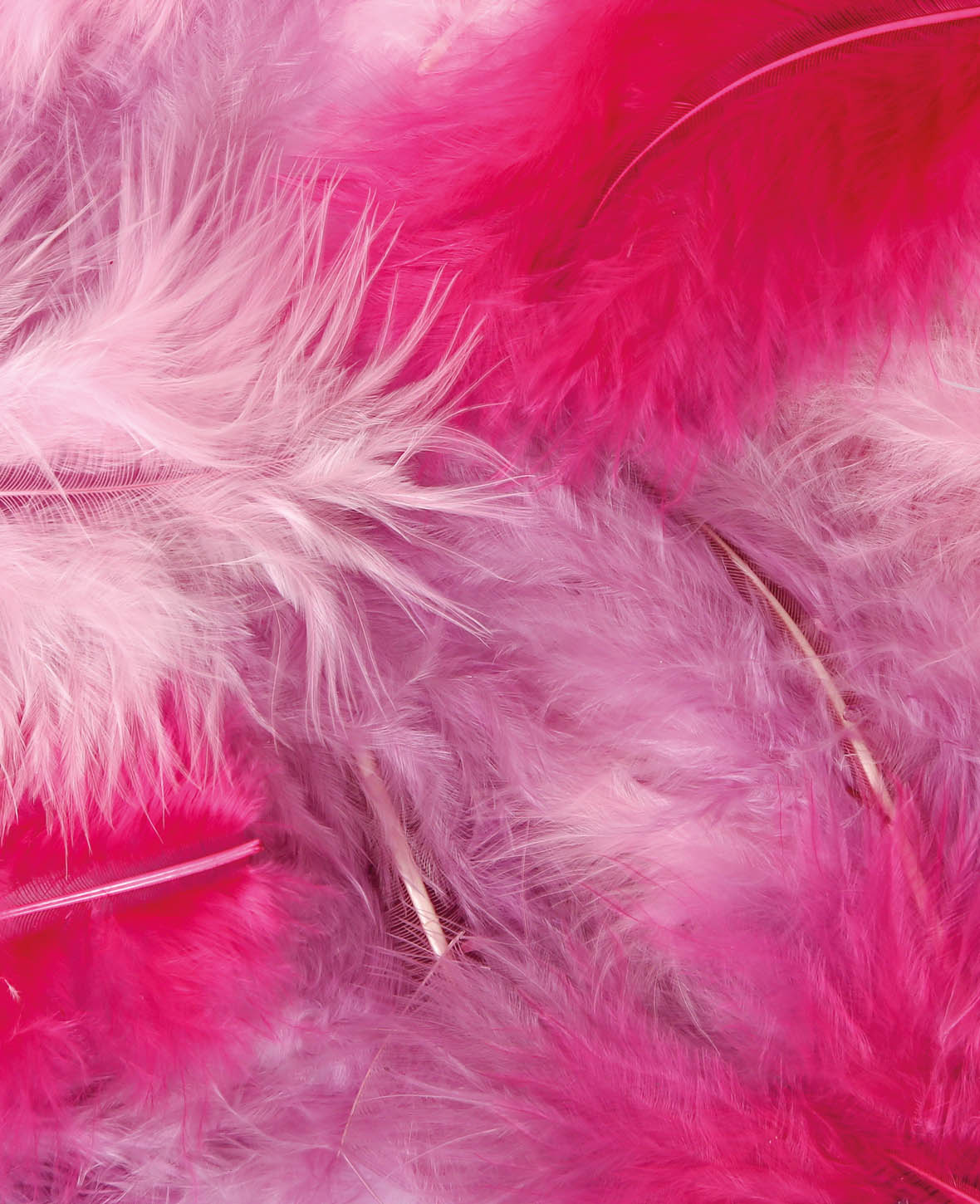 Feathers Mix 6 - 12 cm, Purple Shades
