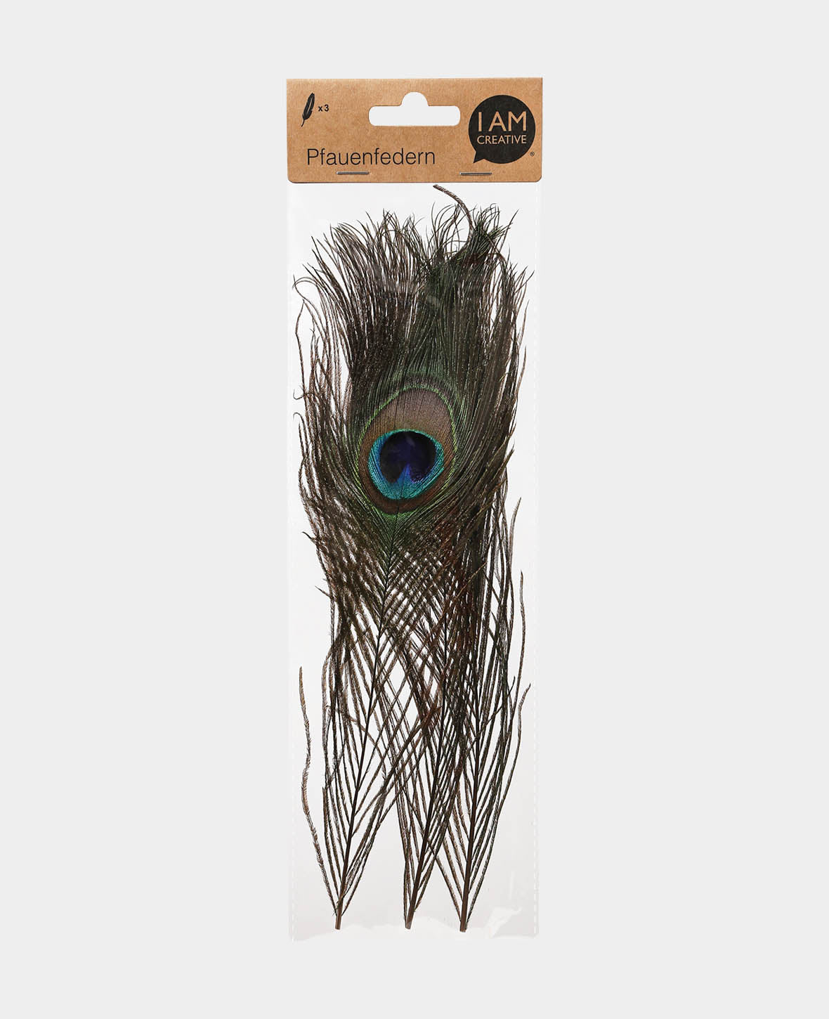 Peacock feathers 30 cm