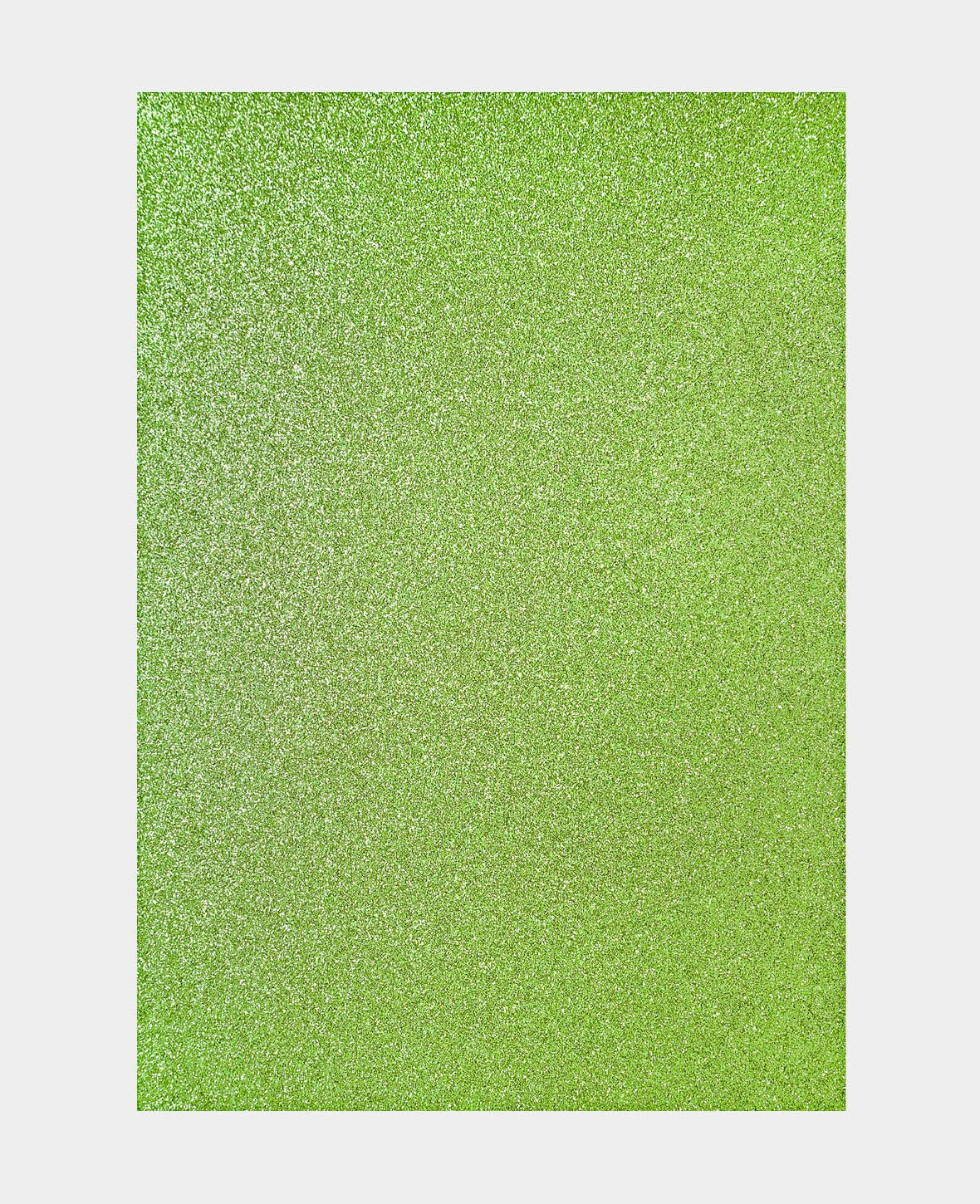 Glitterpapier A4, grün
