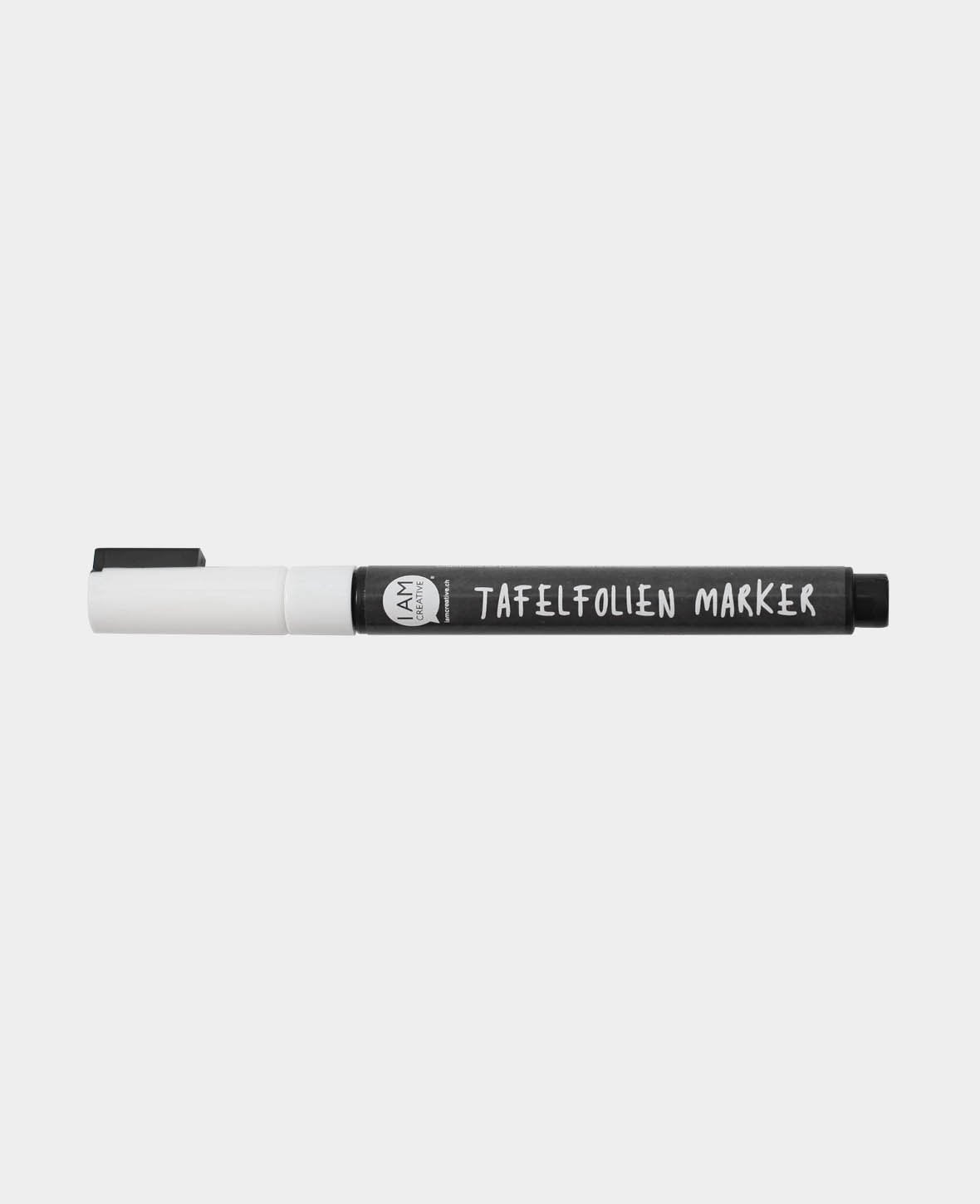 Tafelfolien Marker, Stift für Blackboard- und Wandtafelfolien, weiss, ø 1 cm, Kugelspitze