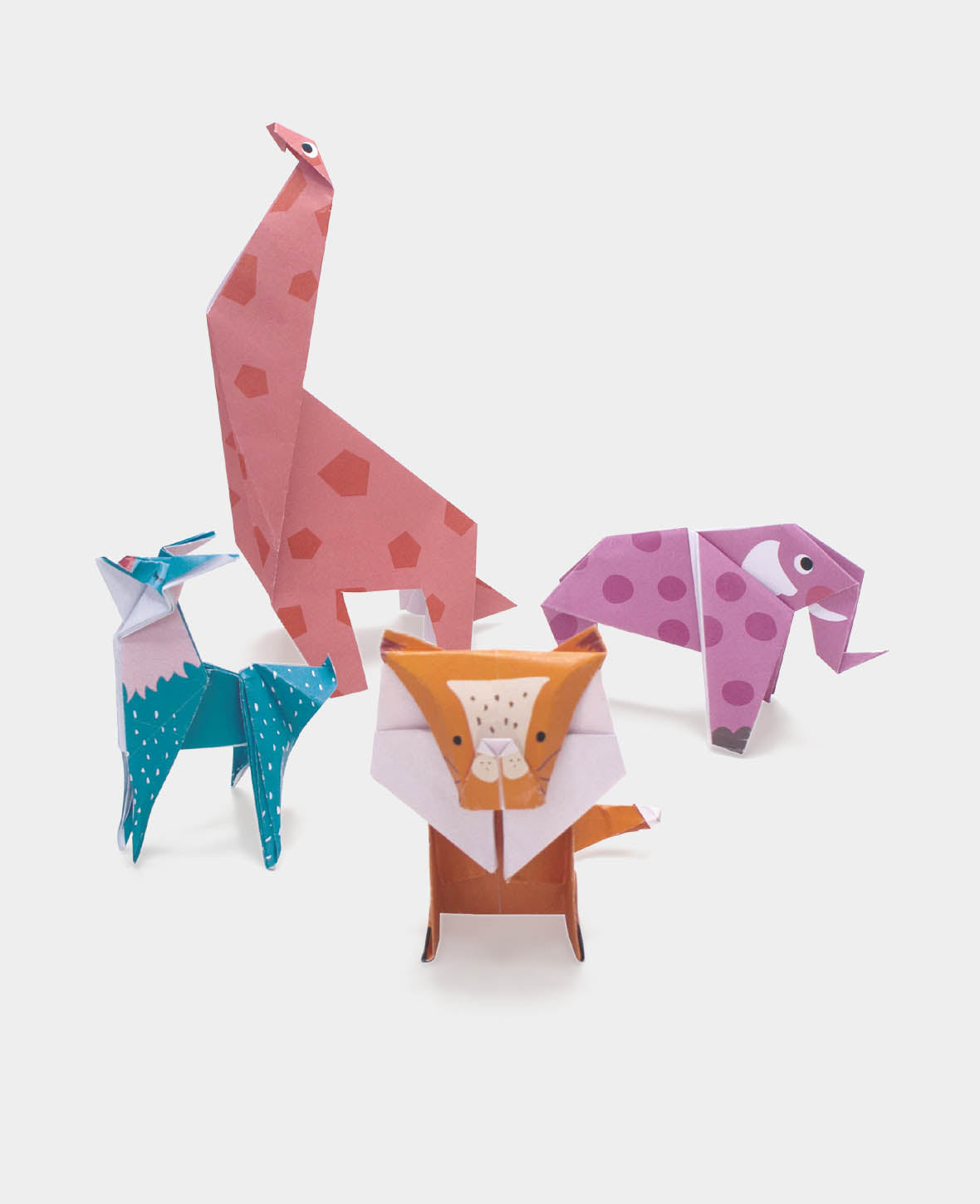 Folding sheets / Origami Paper Zoo, 20 x 20 cm, 20 sheets