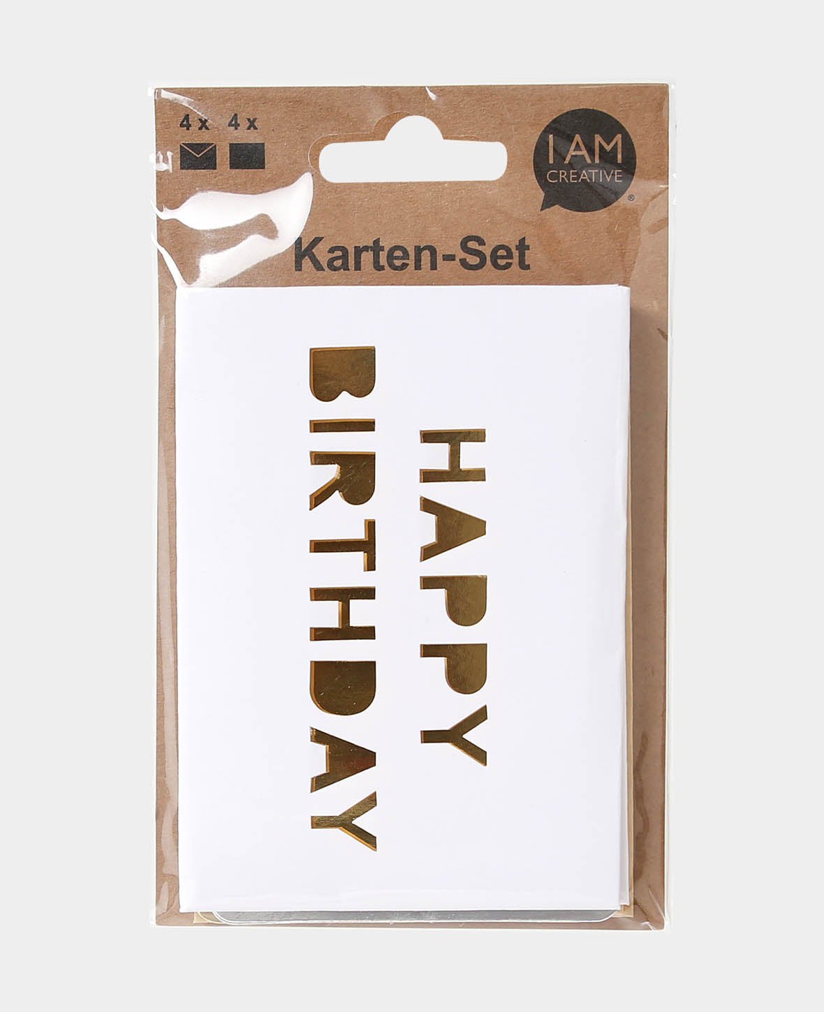 Lot de cartes d'anniversaire, Beige et Blanc, 8 x 11,5 cm et 8,5 x 12 cm, 8 pièces.