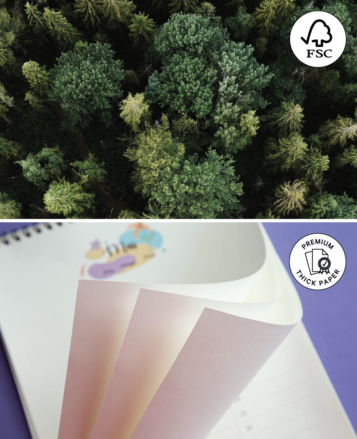 Calendar for crafting, 297 x 420 mm (A3), white, 1 pc.