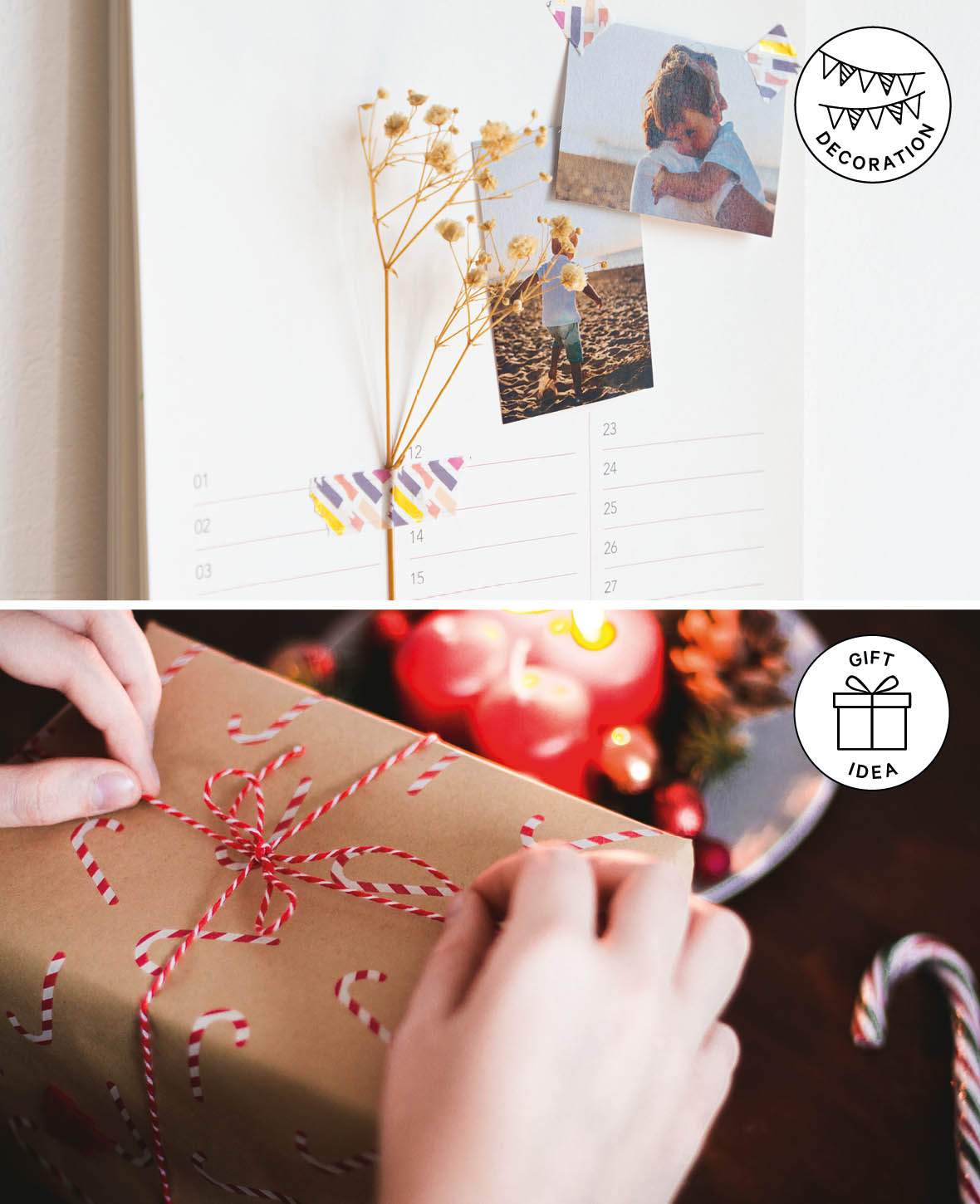 Calendar for crafting, 297 x 420 mm (A3), white, 1 pc.