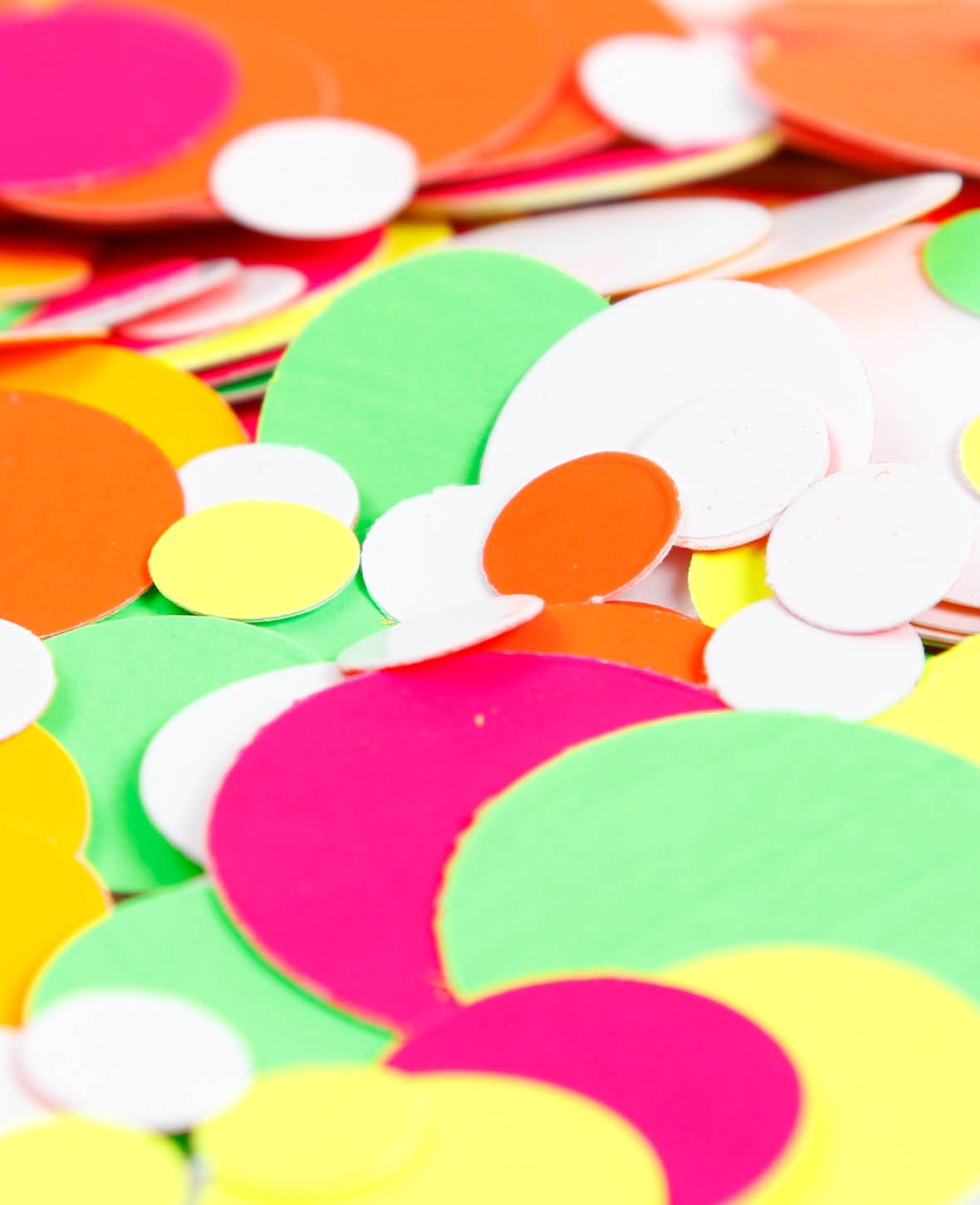 Sticker Punkte, Bunt, ø 10-30 mm, 40 g