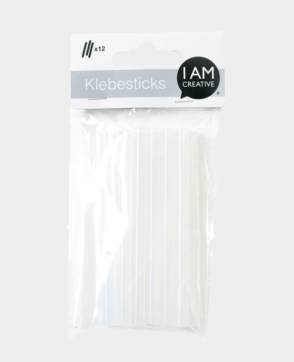 Hot Glue Sticks, White, 7 x 100 mm, 12 pcs.