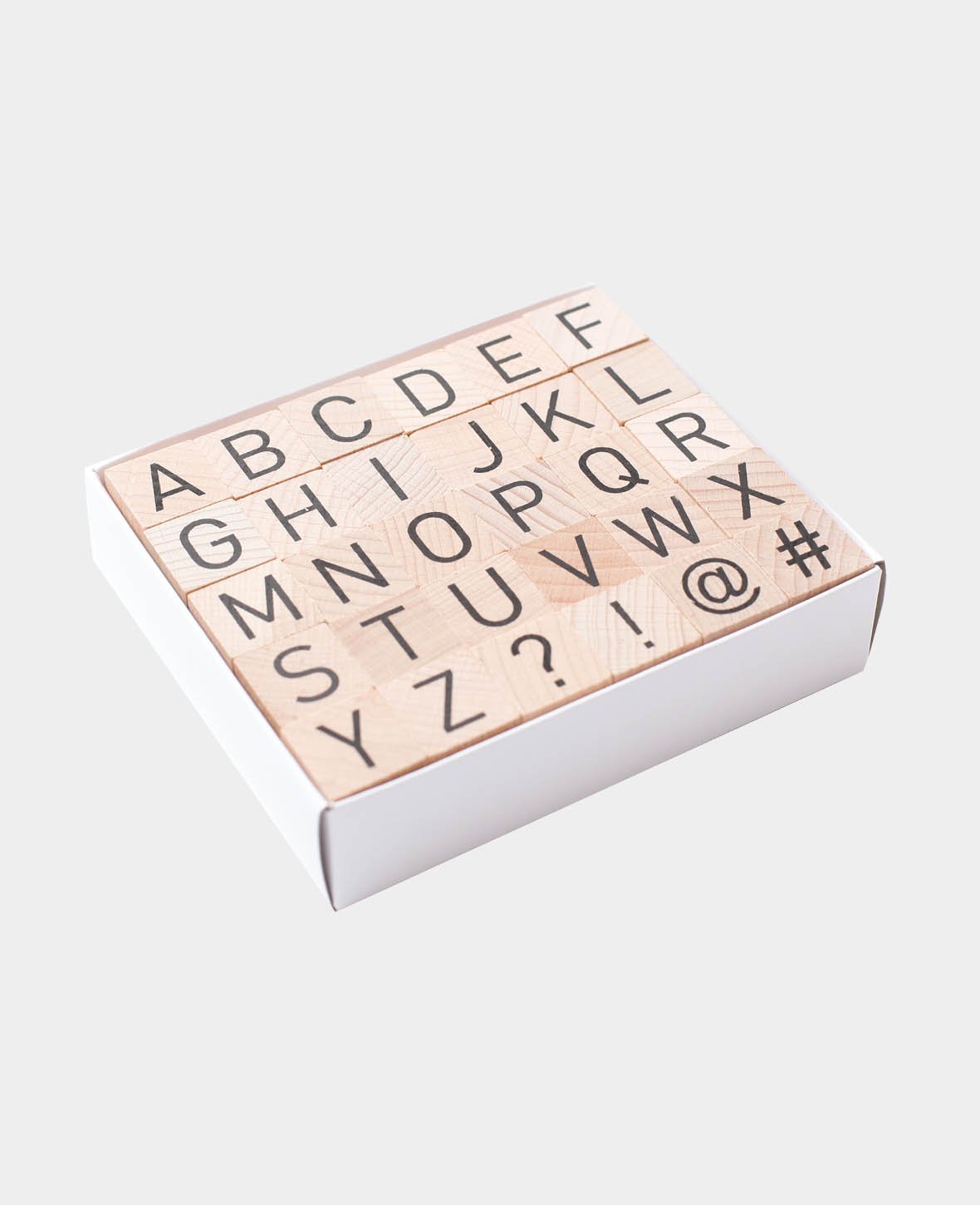 Tampon Set ABC, Set de tampons alphabet 30 pièces